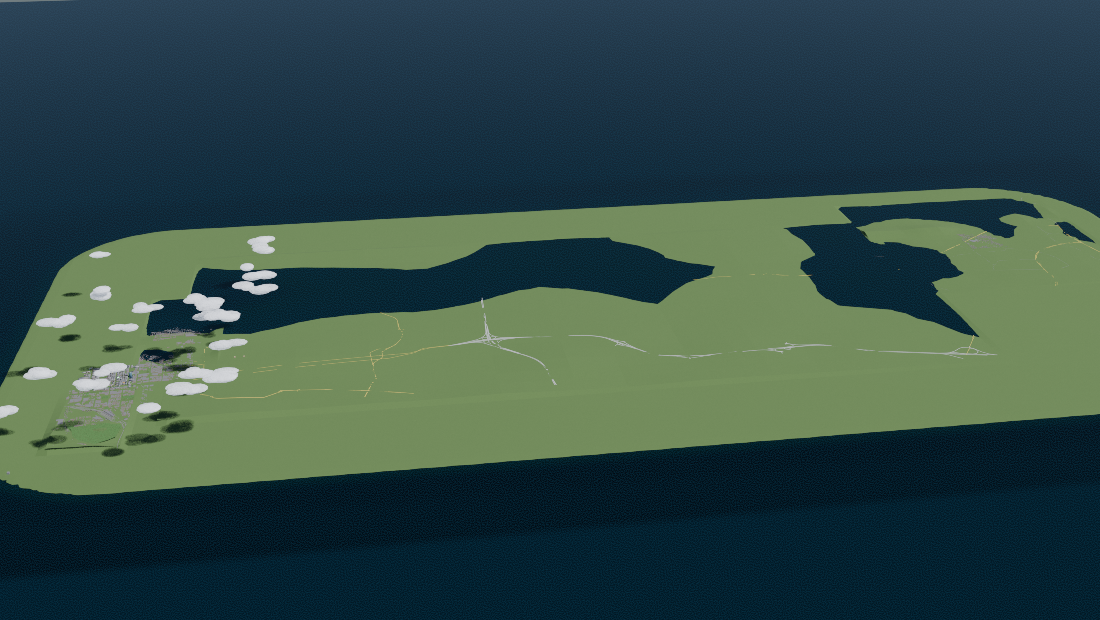 Diorama render of the Economic Circuit model